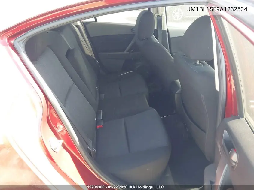 2010 MAZDA 3 VIN JM1BL1SF9A1232504 — фото 8