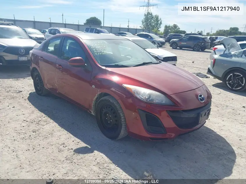 MAZDA 3 2010, VIN JM1BL1SF9A1217940