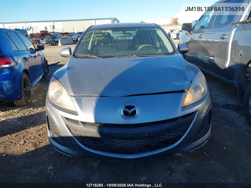 2010 MAZDA 3 VIN JM1BL1SF8A1336398 — фото 12