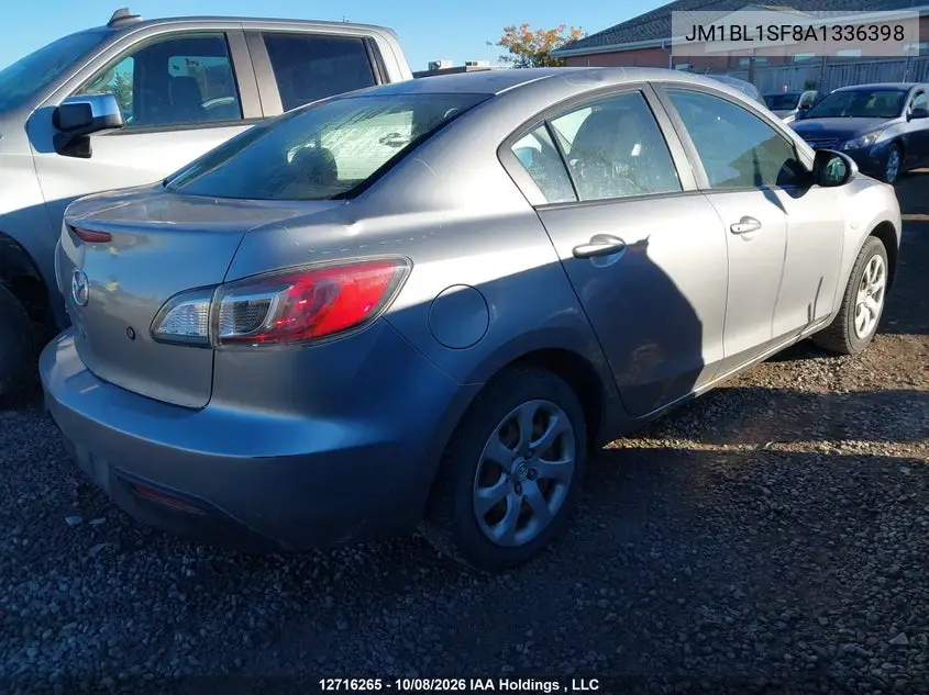 2010 MAZDA 3 VIN JM1BL1SF8A1336398 — фото 4