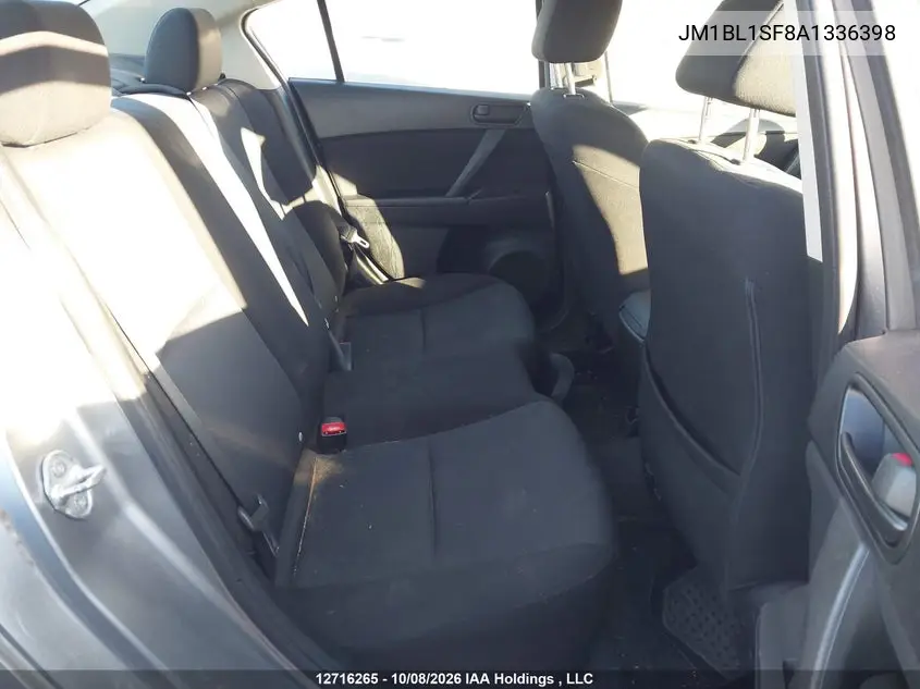 2010 MAZDA 3 VIN JM1BL1SF8A1336398 — фото 8