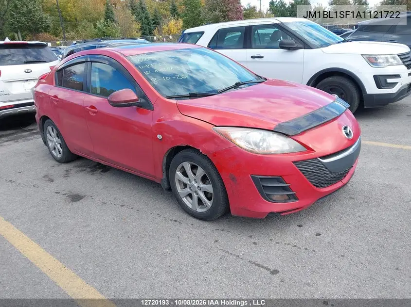 MAZDA 3 2010, VIN JM1BL1SF1A1121722