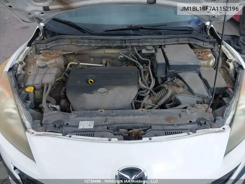 2010 MAZDA 3 VIN JM1BL1SF7A1152196 — фото 10