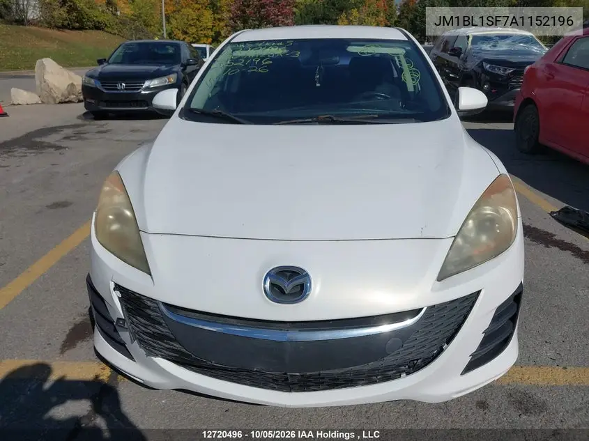 2010 MAZDA 3 VIN JM1BL1SF7A1152196 — фото 12