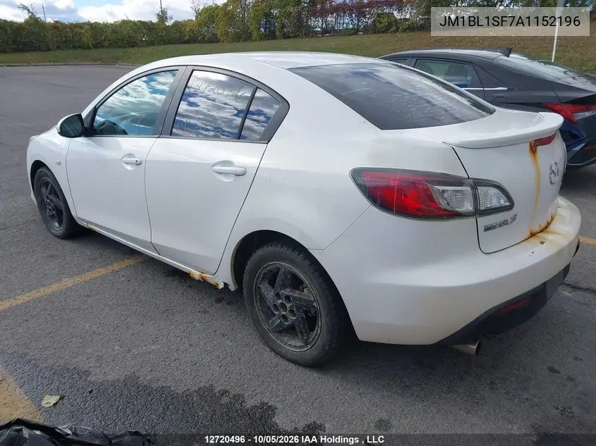 2010 MAZDA 3 VIN JM1BL1SF7A1152196 — фото 3