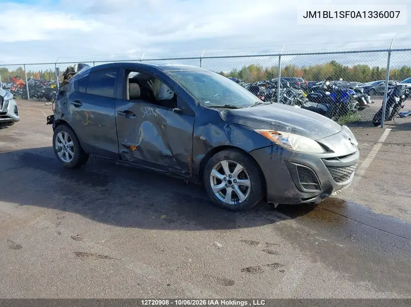 MAZDA 3 2010, VIN JM1BL1SF0A1336007