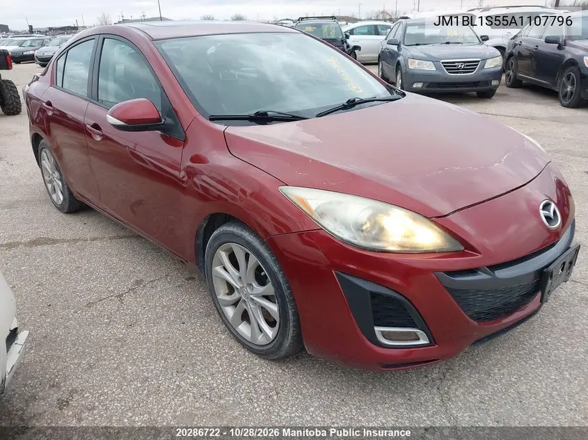 MAZDA 3 2010, VIN JM1BL1S55A1107796