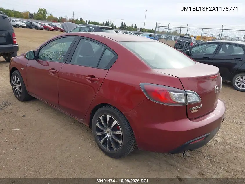 2010 MAZDA 3 VIN JM1BL1SF2A1178771 — фото 3