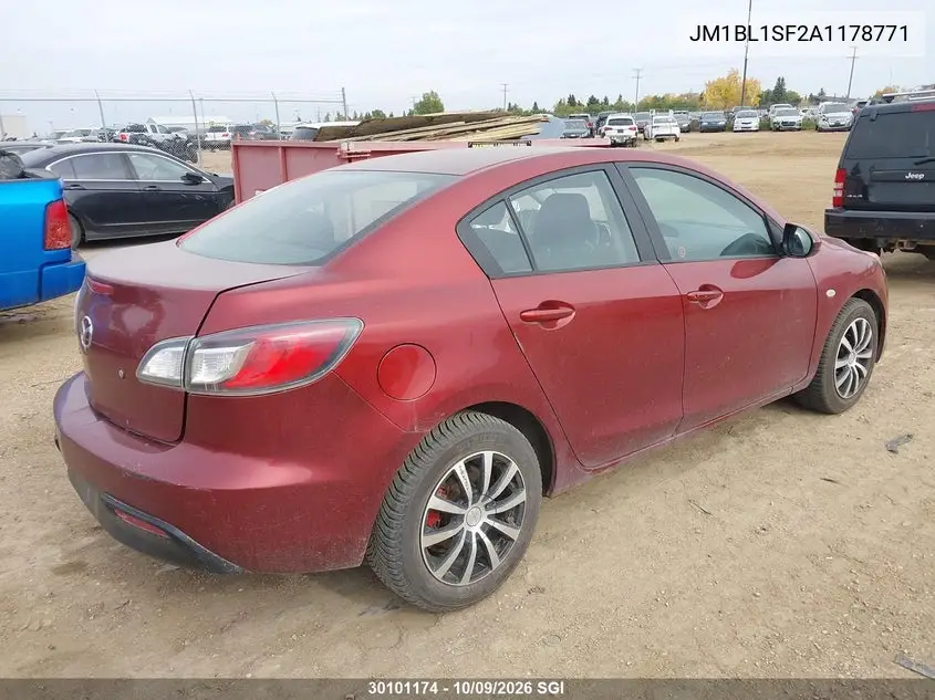 2010 MAZDA 3 VIN JM1BL1SF2A1178771 — фото 4
