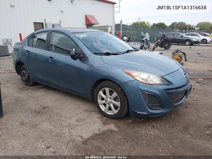 MAZDA 3 2010, VIN JM1BL1SF1A1316638