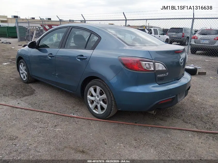2010 MAZDA 3 VIN JM1BL1SF1A1316638 — фото 3