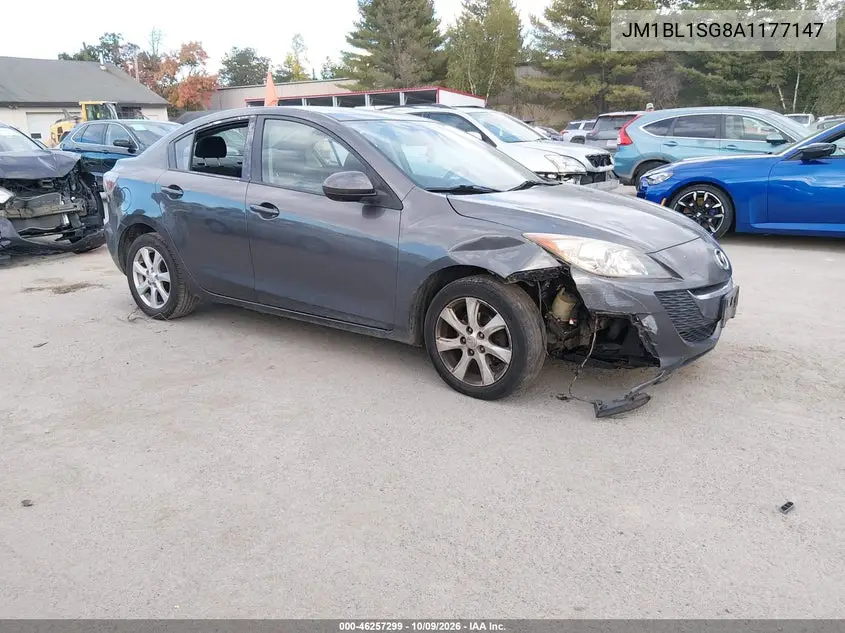 MAZDA 3 2010, VIN JM1BL1SG8A1177147