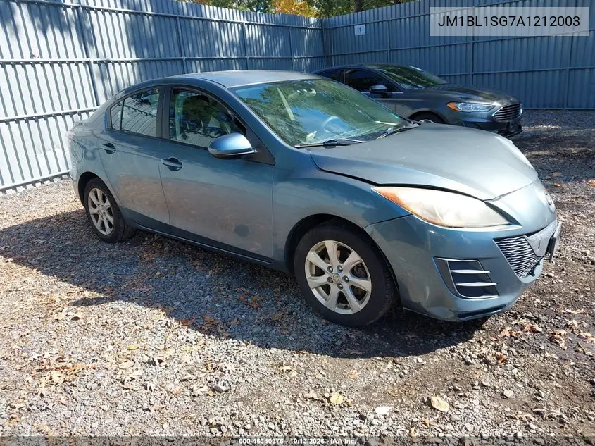 MAZDA 3 2010, VIN JM1BL1SG7A1212003