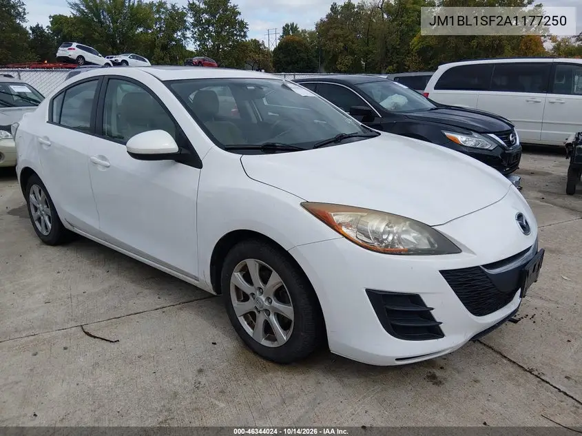 MAZDA 3 2010, VIN JM1BL1SF2A1177250