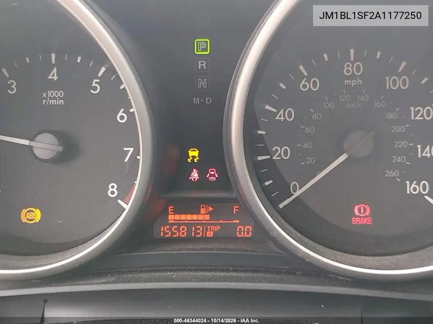 2010 MAZDA 3 VIN JM1BL1SF2A1177250 — фото 7