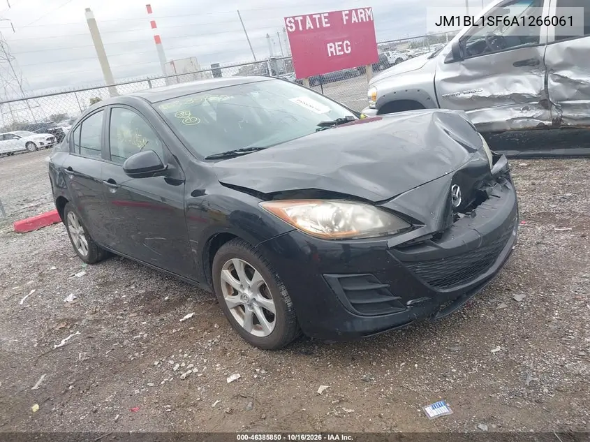 MAZDA 3 2010, VIN JM1BL1SF6A1266061