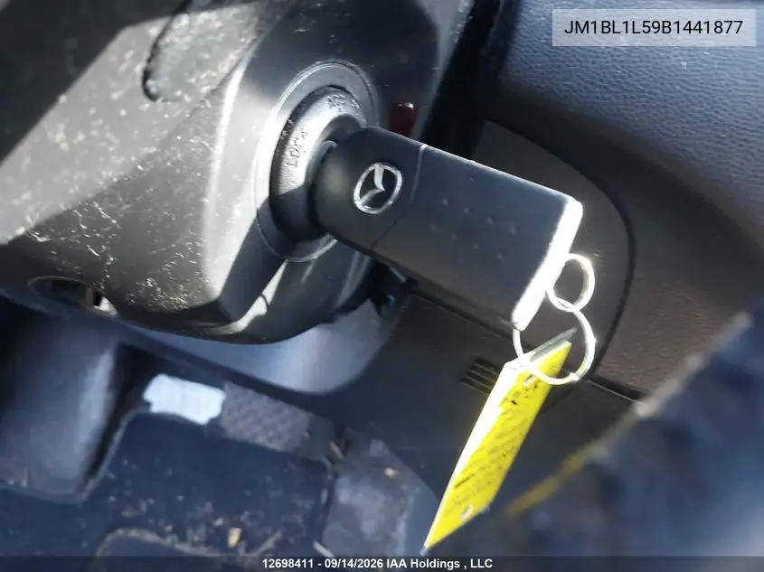 2011 MAZDA 3 VIN JM1BL1L59B1441877 — фото 11
