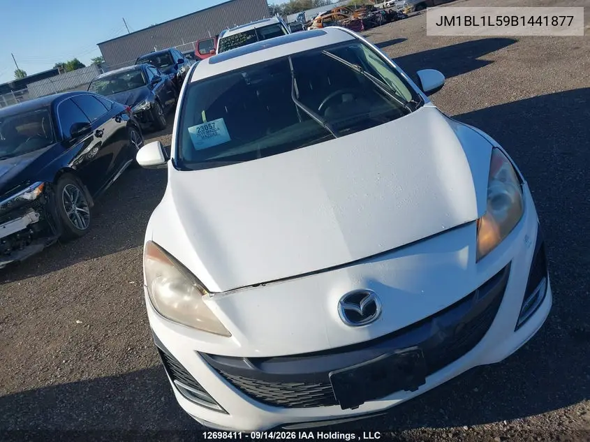 2011 MAZDA 3 VIN JM1BL1L59B1441877 — фото 12