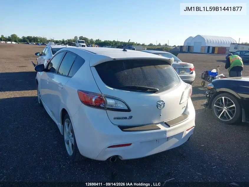 2011 MAZDA 3 VIN JM1BL1L59B1441877 — фото 3