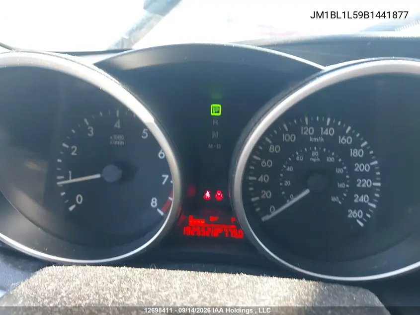 2011 MAZDA 3 VIN JM1BL1L59B1441877 — фото 7