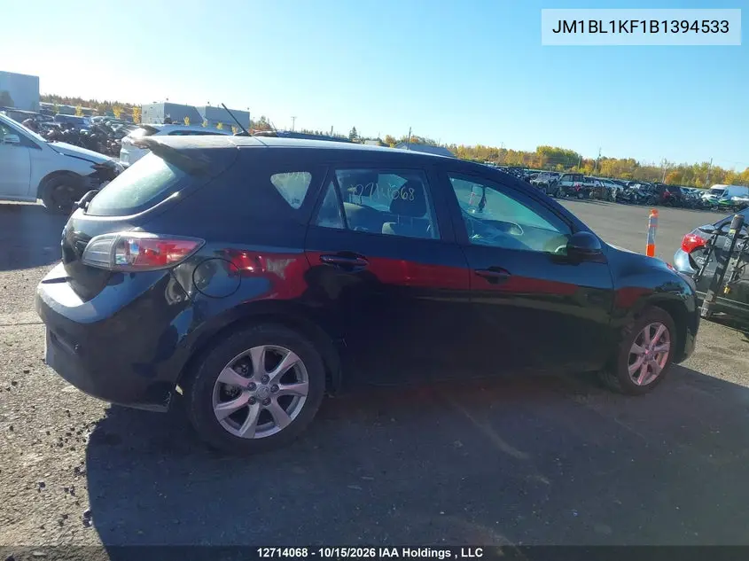 2011 MAZDA 3 VIN JM1BL1KF1B1394533 — фото 12