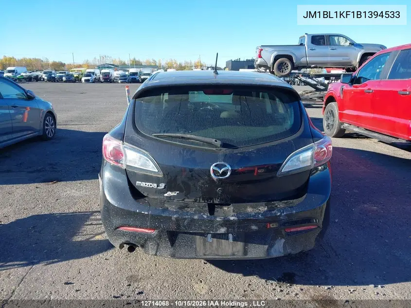2011 MAZDA 3 VIN JM1BL1KF1B1394533 — фото 15