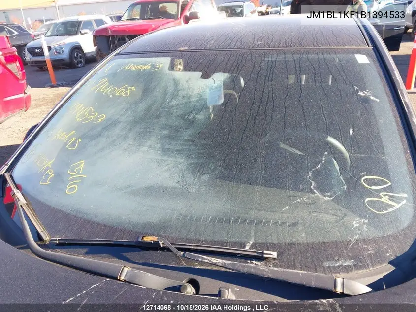 2011 MAZDA 3 VIN JM1BL1KF1B1394533 — фото 16