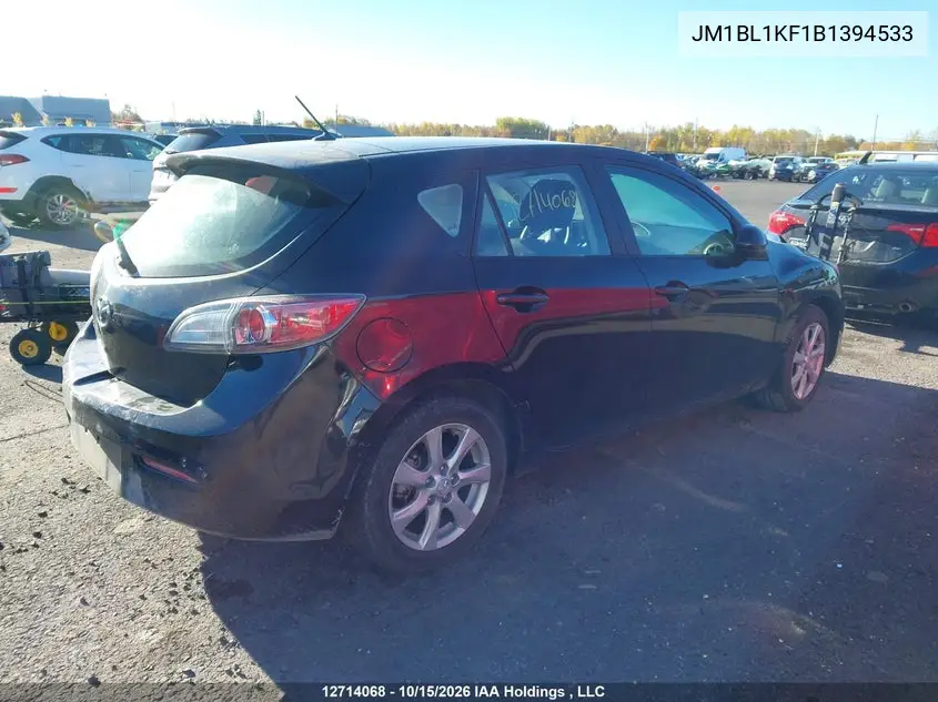 2011 MAZDA 3 VIN JM1BL1KF1B1394533 — фото 4