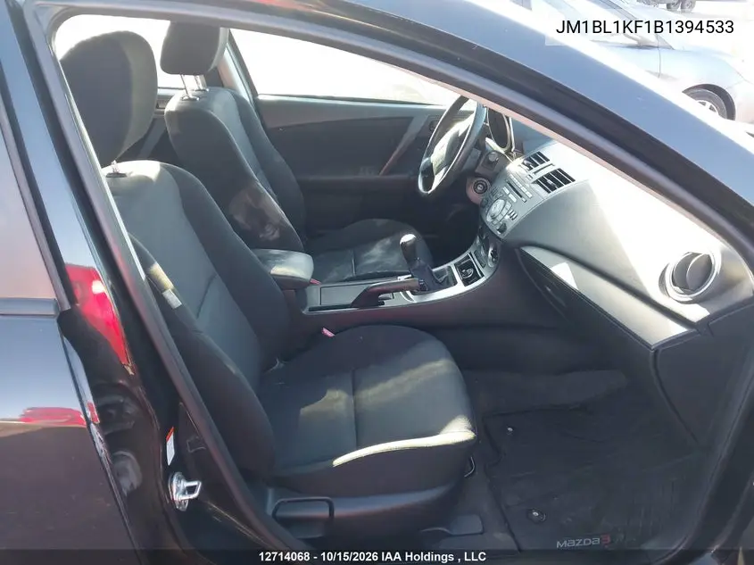 2011 MAZDA 3 VIN JM1BL1KF1B1394533 — фото 5