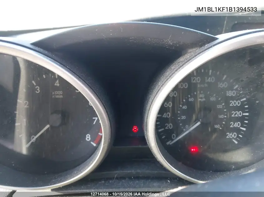 2011 MAZDA 3 VIN JM1BL1KF1B1394533 — фото 7