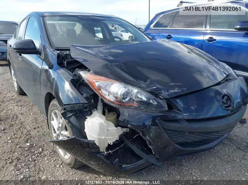 MAZDA 3 2011, VIN JM1BL1VF4B1392061
