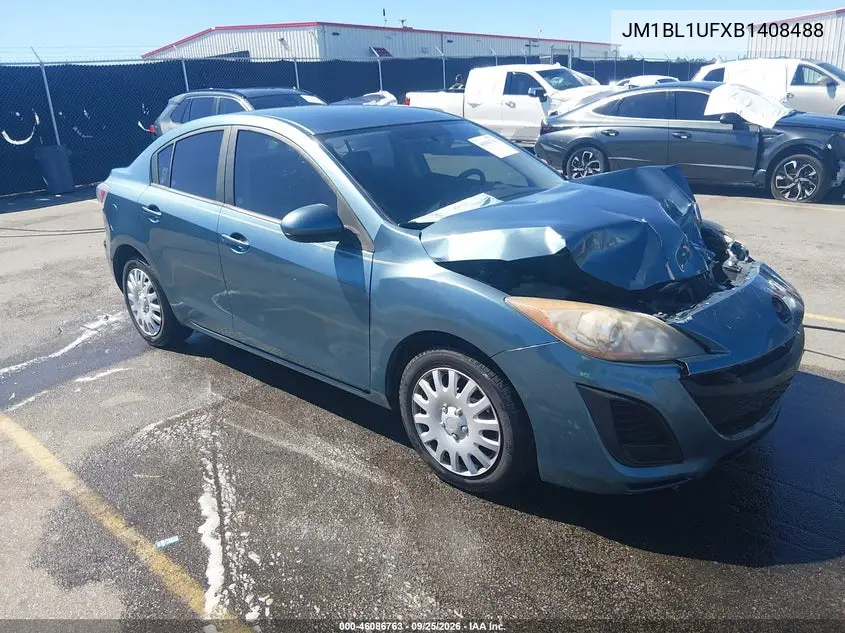 MAZDA 3 2011, VIN JM1BL1UFXB1408488