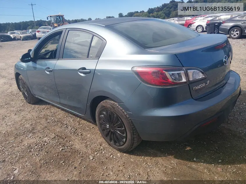 2011 MAZDA 3 VIN JM1BL1UG6B1355619 — фото 3