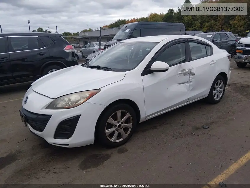 2011 MAZDA 3 VIN JM1BL1VG3B1377303 — фото 2