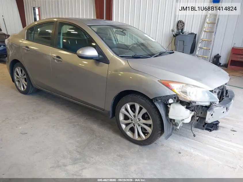 MAZDA 3 2011, VIN JM1BL1U68B1414824
