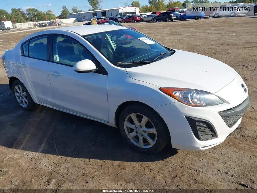 MAZDA 3 2011, VIN JM1BL1VF5B1386396