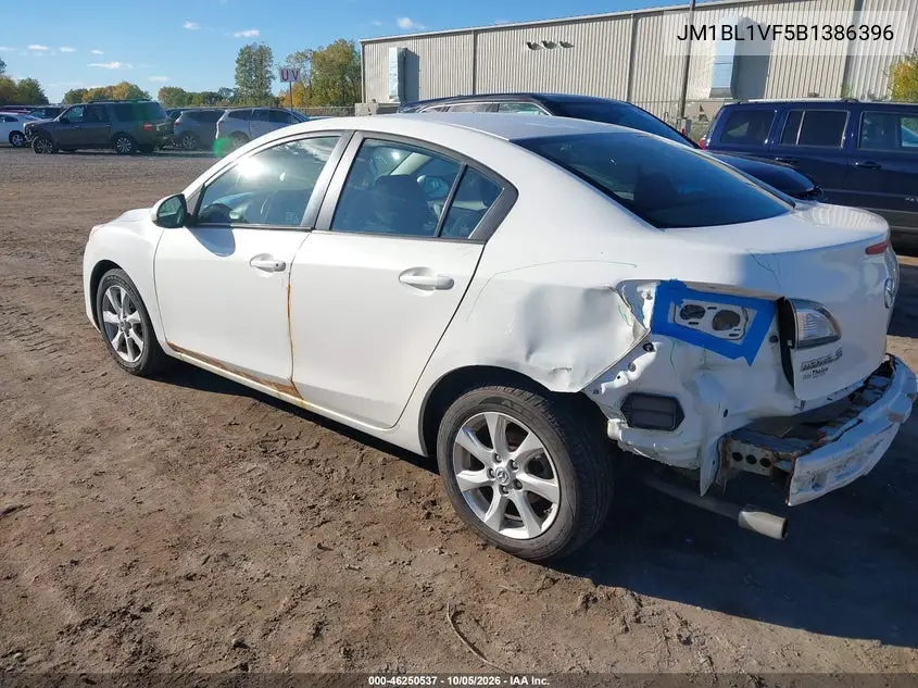 2011 MAZDA 3 VIN JM1BL1VF5B1386396 — фото 3