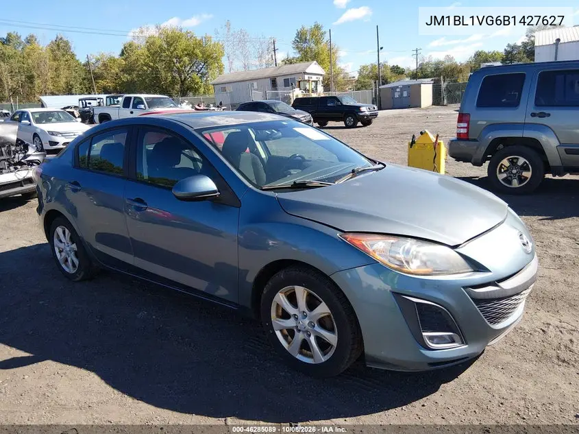 MAZDA 3 2011, VIN JM1BL1VG6B1427627