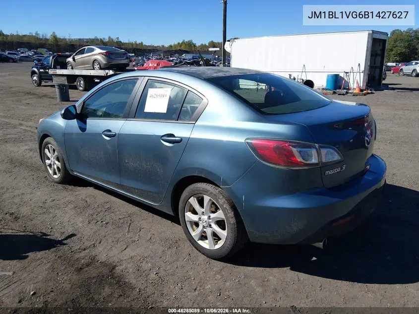 2011 MAZDA 3 VIN JM1BL1VG6B1427627 — фото 3