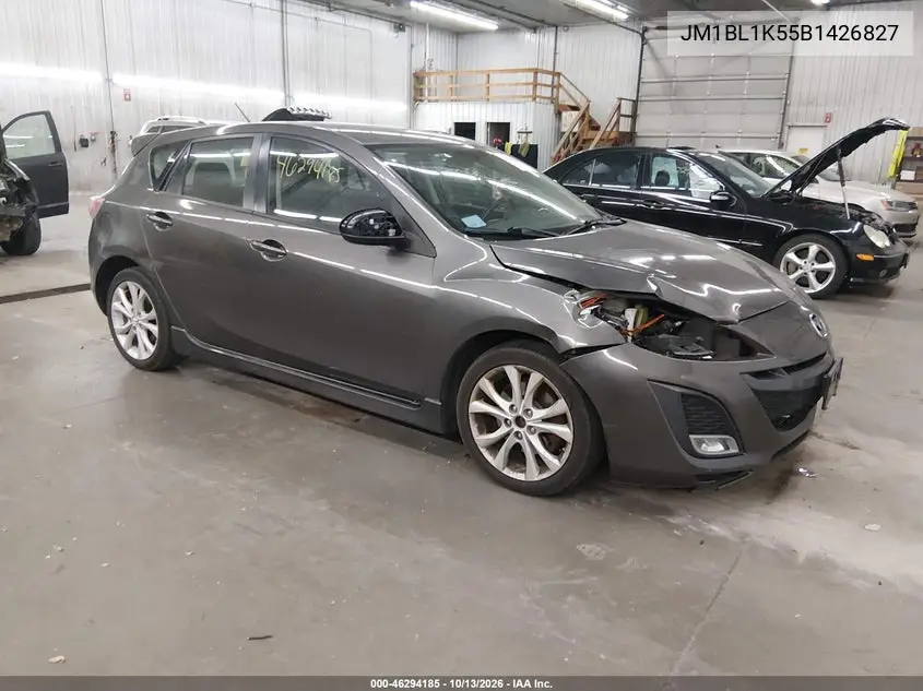 MAZDA 3 2011, VIN JM1BL1K55B1426827