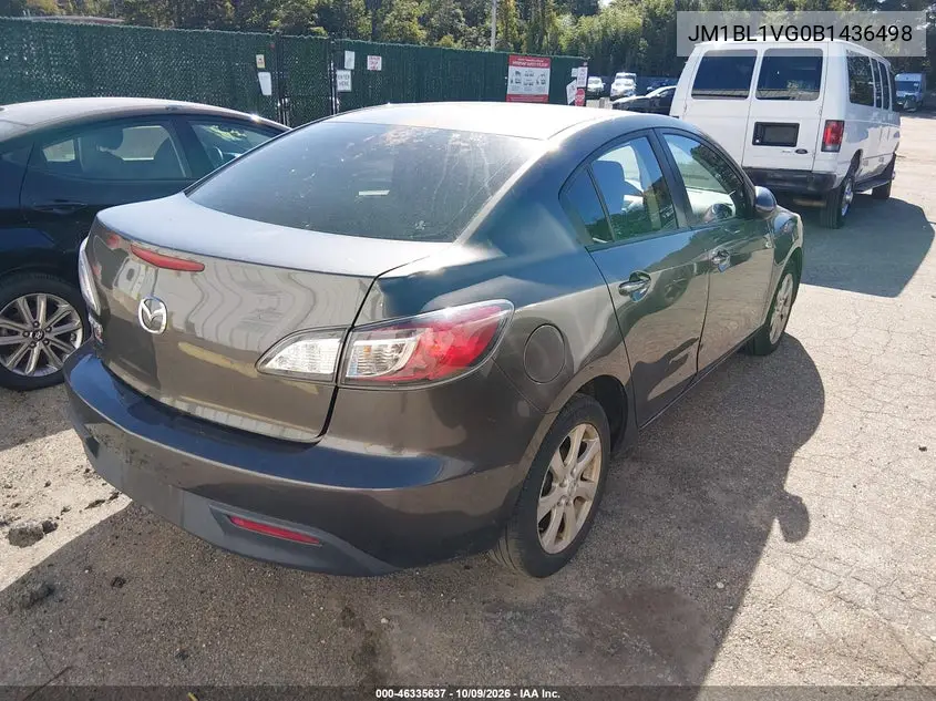 2011 MAZDA 3 VIN JM1BL1VG0B1436498 — фото 4