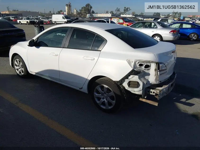 2011 MAZDA 3 VIN JM1BL1UG5B1362562 — фото 3