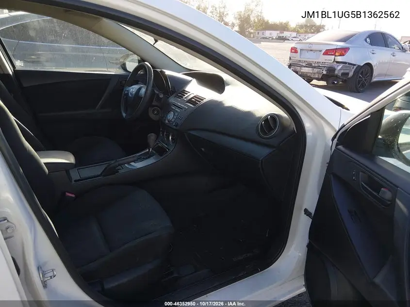 2011 MAZDA 3 VIN JM1BL1UG5B1362562 — фото 5
