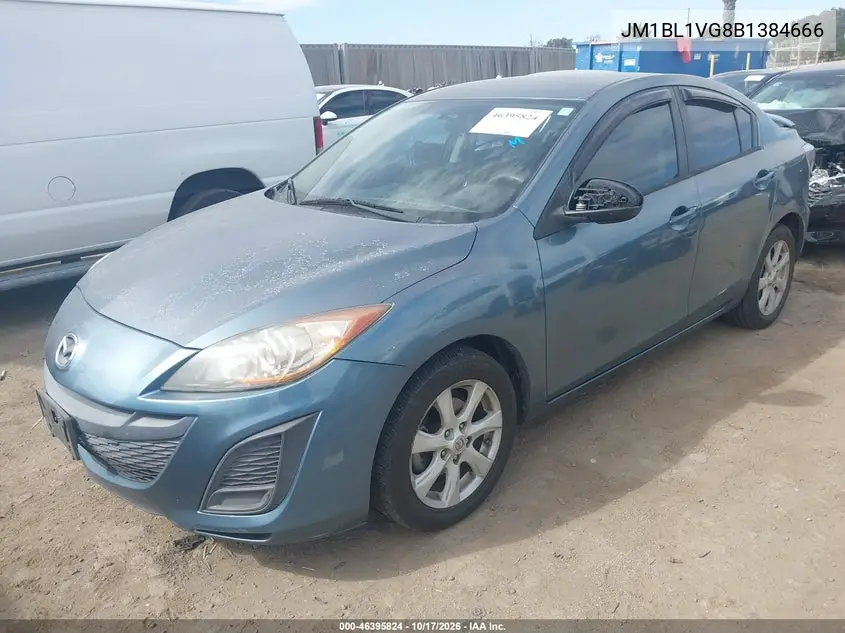 2011 MAZDA 3 VIN JM1BL1VG8B1384666 — фото 2