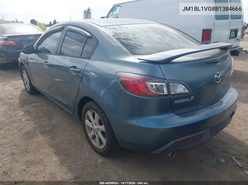 2011 MAZDA 3 VIN JM1BL1VG8B1384666 — фото 3