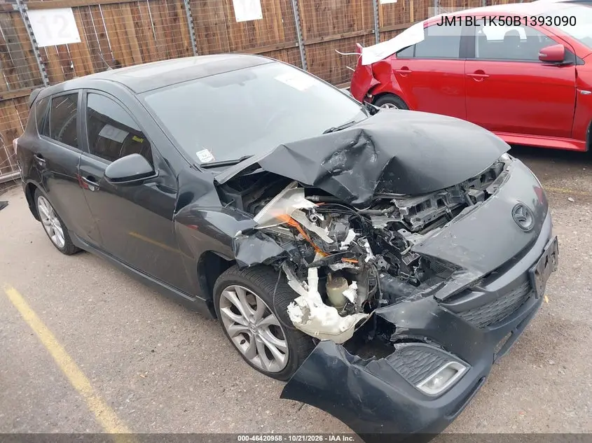 MAZDA 3 2011, VIN JM1BL1K50B1393090