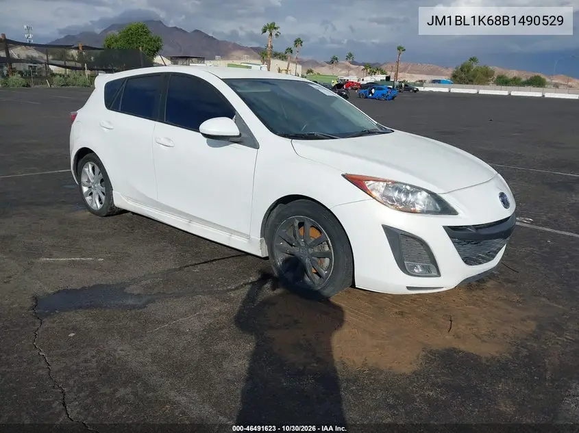 MAZDA 3 2011, VIN JM1BL1K68B1490529