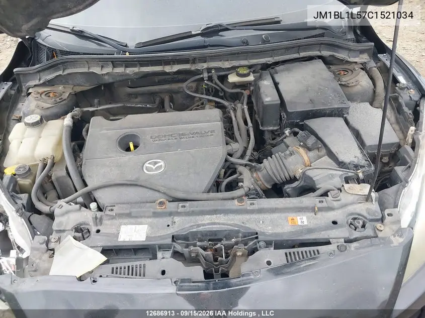 2012 MAZDA 3 VIN JM1BL1L57C1521034 — фото 10