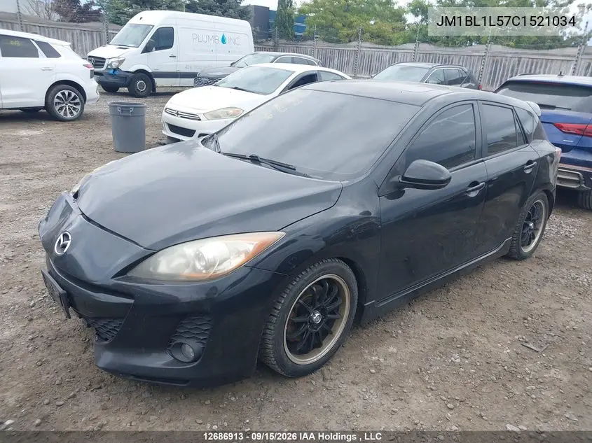 2012 MAZDA 3 VIN JM1BL1L57C1521034 — фото 2