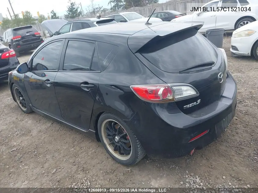2012 MAZDA 3 VIN JM1BL1L57C1521034 — фото 3